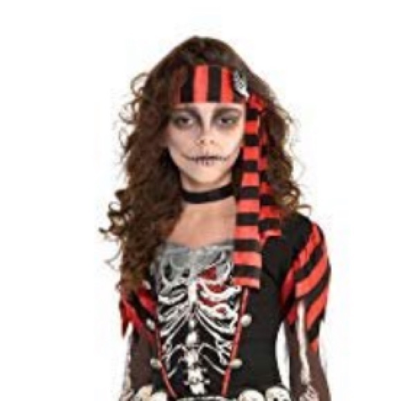 SKELE-PUNK PIRATE 🏴‍☠️ COSTUME SIZE GIRL SMALL (4-6) 🌟NWT🌟 - Picture 3 of 11